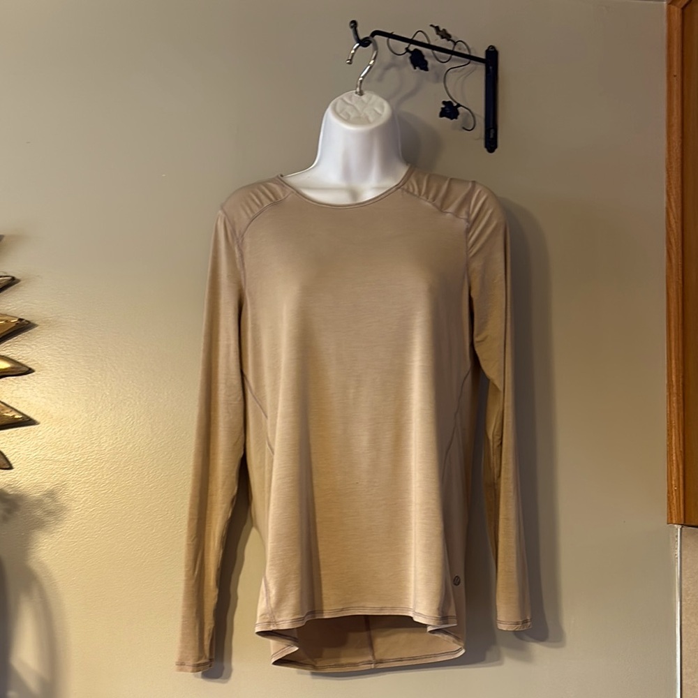 lululemon athletica Long Sleeve Top - Tan